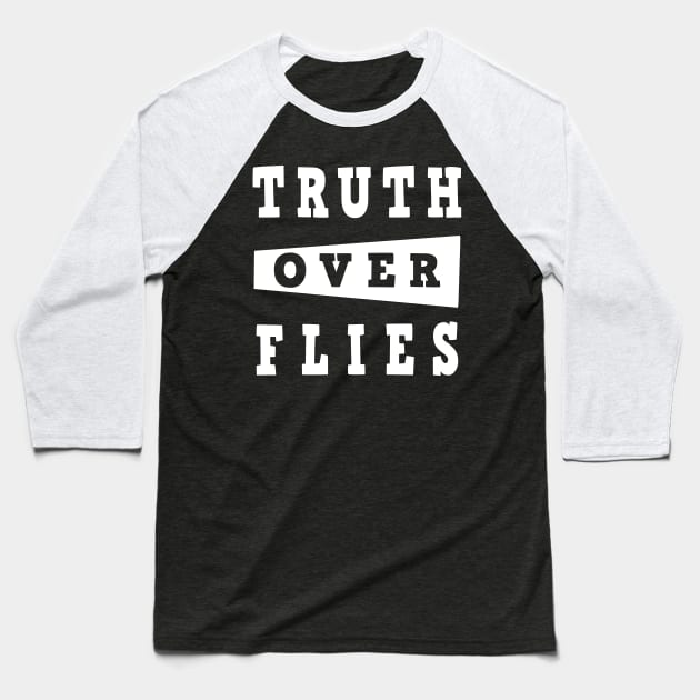 truth over flies, kamala pence debate Baseball T-Shirt by artspot